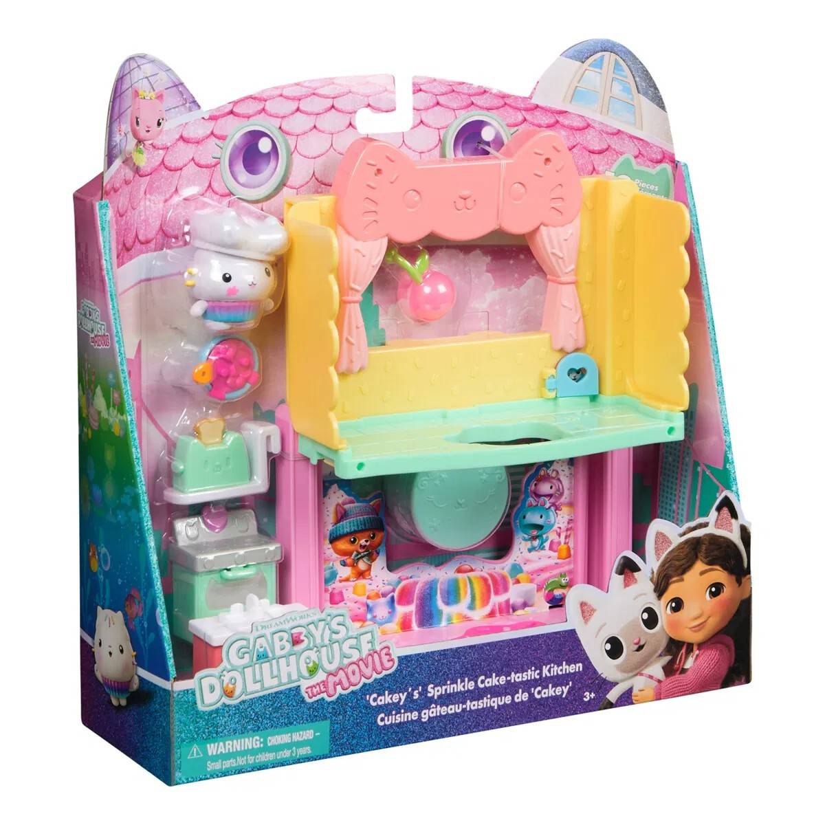 Gabbys Movie Cakeys Sprinkle Cake-tastic Kök - Gabbys Dollhouse - Leksaksaffären