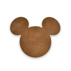 Disney Mickey Mouse glasunderlägg natur 4-pack Fyrklövern