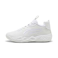 PUMA MB.04 Lo Ice White Basketball Shoes Kids, Shoes, White/Sun Struck, 29 - Sun Struck - 29