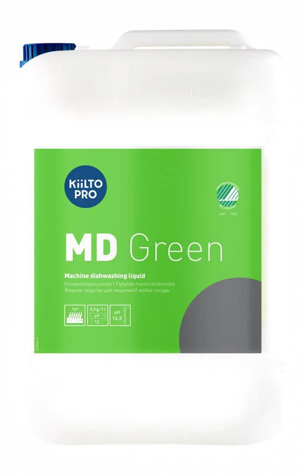 Kiilto Pro MD Green 10 l maskindiskmedel flytande svanenmärkt