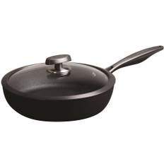 Scanpan Pro SB+ traktörpanna med lock 28 cm - Svart