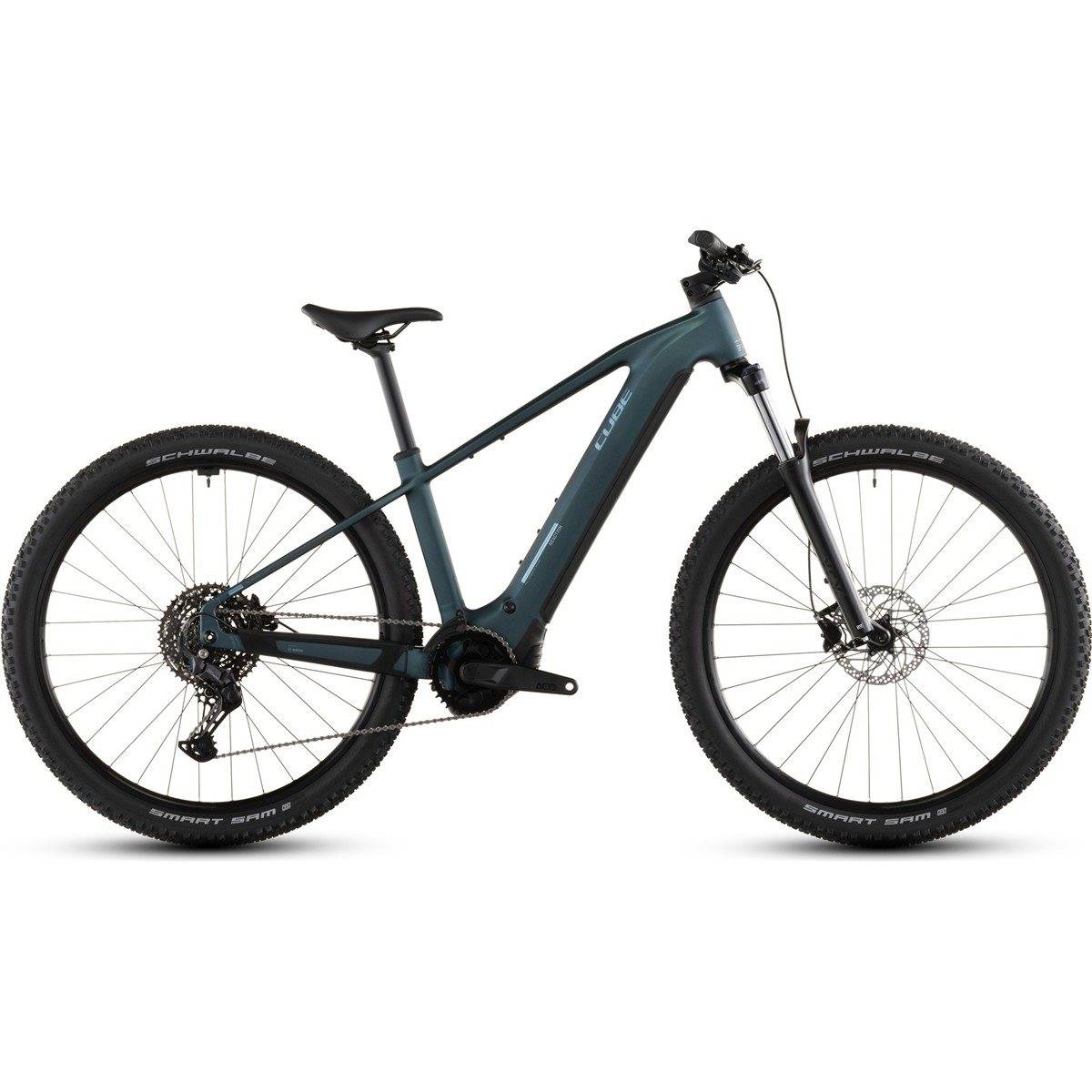 El MTB Cube Reaction Hybrid ONE 800 HS PL CX Royalgreen/Prism (L-29)