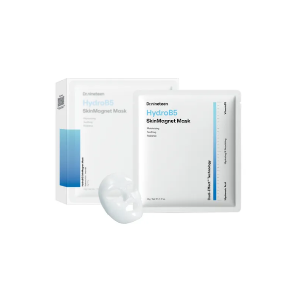 Dr.nineteen - Hydro B5 Skin Magnet Mask - 34g*4EA - No Color