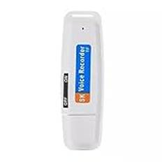 Swiixxer Uppladdningsbar U-disk USB-bärbar digital ljudinspelare mini diktafon inspelare aktiverad -