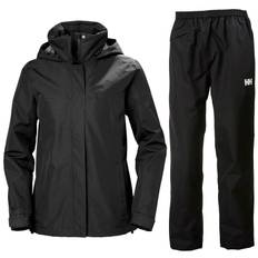 Helly Hansen Women's Aden Regnsæt Dame - Black / Black, 2XL / M