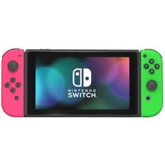 Nintendo Switch 2017 | inkl. Spel | grön/rosa | 2 Controller | Super Mario Odyssey