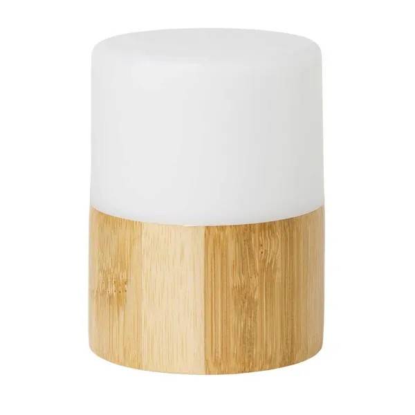 Duni LED ljusstakar Bright Bamboo Natur 105 x 75mm 4st