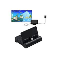 Mcbazel Switch TV-dockningsstation för NS Switch/Switch OLED Dock med HDMI Type C och USB3.0-anslutning Laddningsställ för Nintendo Switch