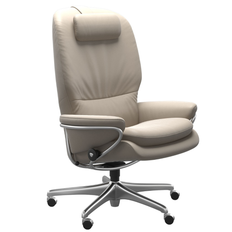 ROME STRESSLESS OFFICE - LÄDER PALOMA FOG