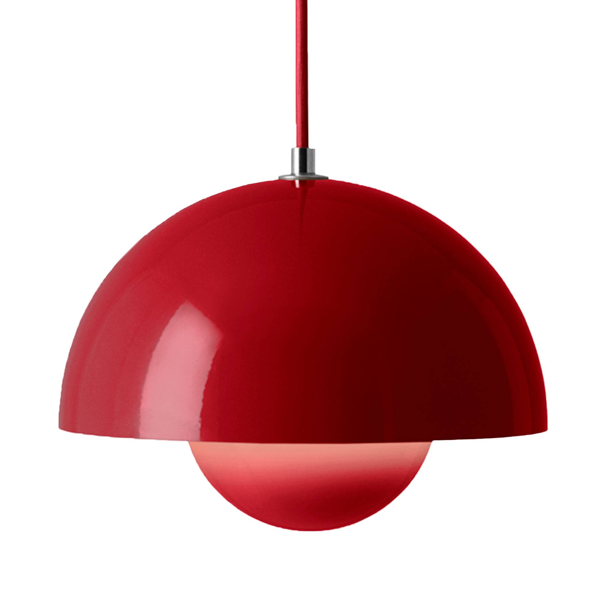 Flowerpot VP7 Pendel, Ø37 cm, af Verner Panton Vermilion Red.