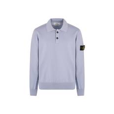 STONE ISLAND JUNIOR KIDS KNITTED COMPASS POLO Size: 6Y, colour: LILAC
