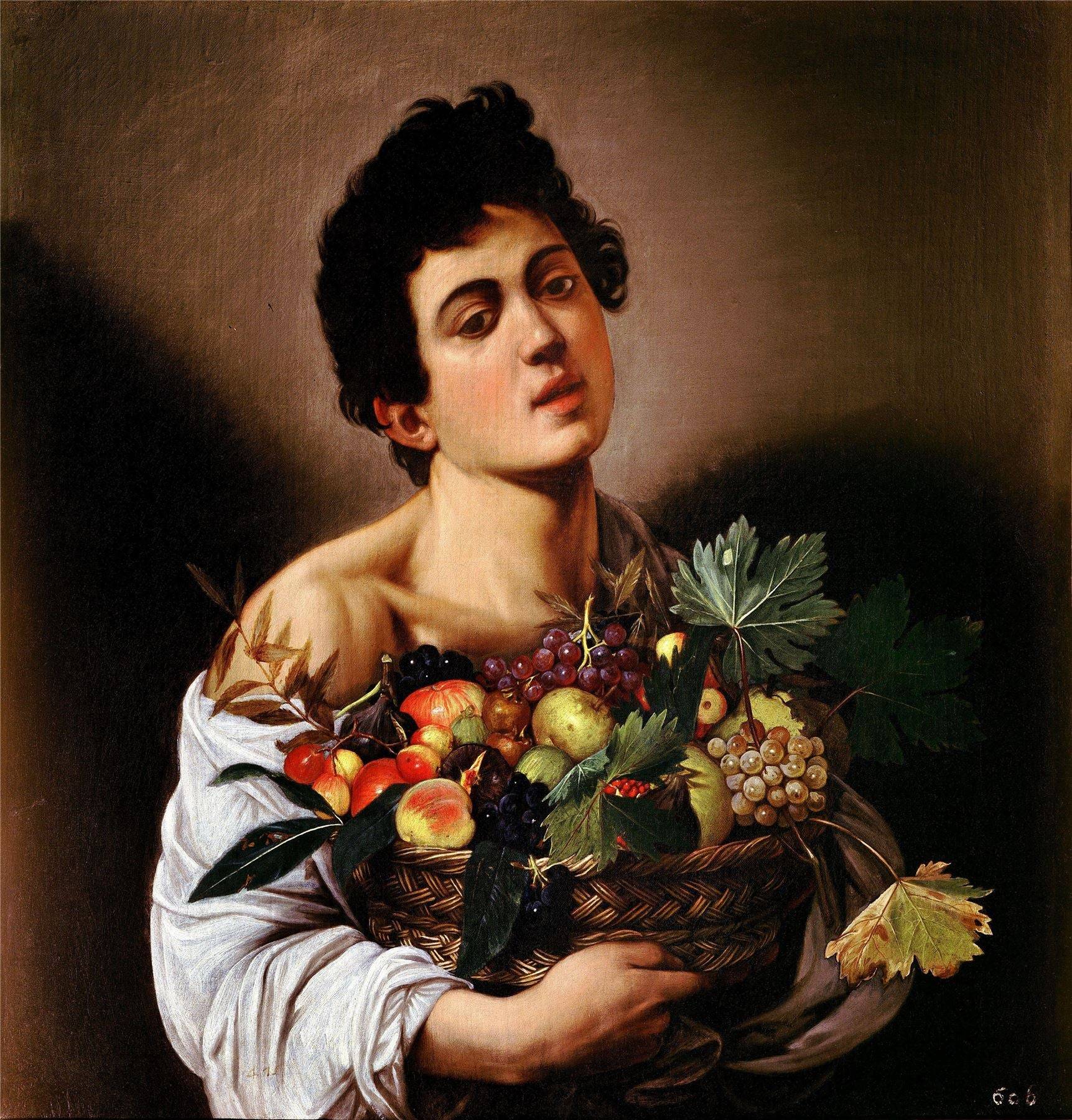 Boy with a Basket of Fruit by Caravaggio 1000 or 500 Piece Jigsaw Puzzle - 500