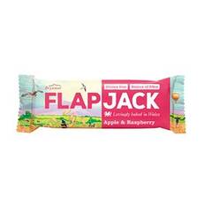 Flapjack æble og hindbær - 4 stk.