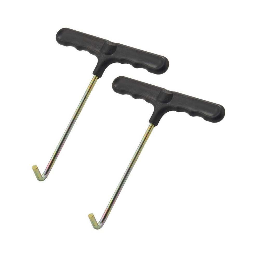 2Pcs Trampoline Spring Pull Tool, Trampoline Puller T-Hook Spring Puller Tool