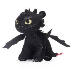 How To Train Dragon Tandløs Bamse 30cm Dragons Toothless Plysdyr 359606