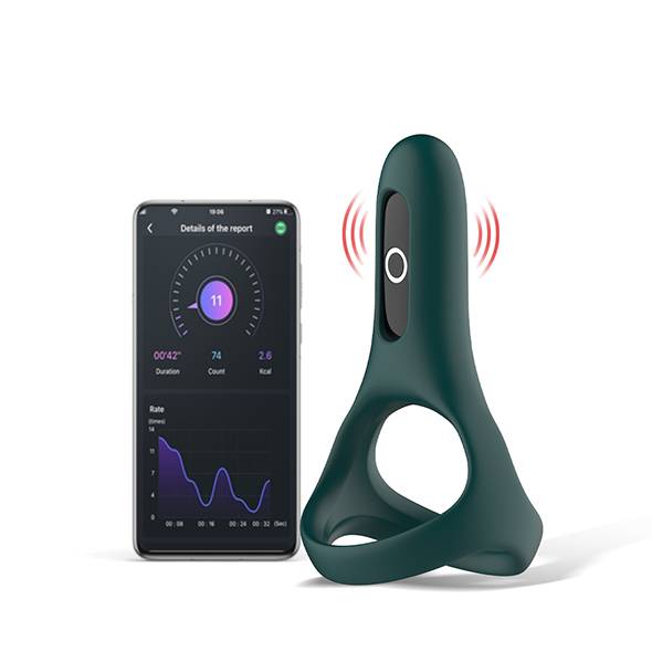 Magic Motion - Rise Smart Vibrating Cock ring - Green
