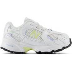 New Balance  Barn 530 BUNGEE i White/Blue Synthetic, Storlek 21 - Vit/Blå