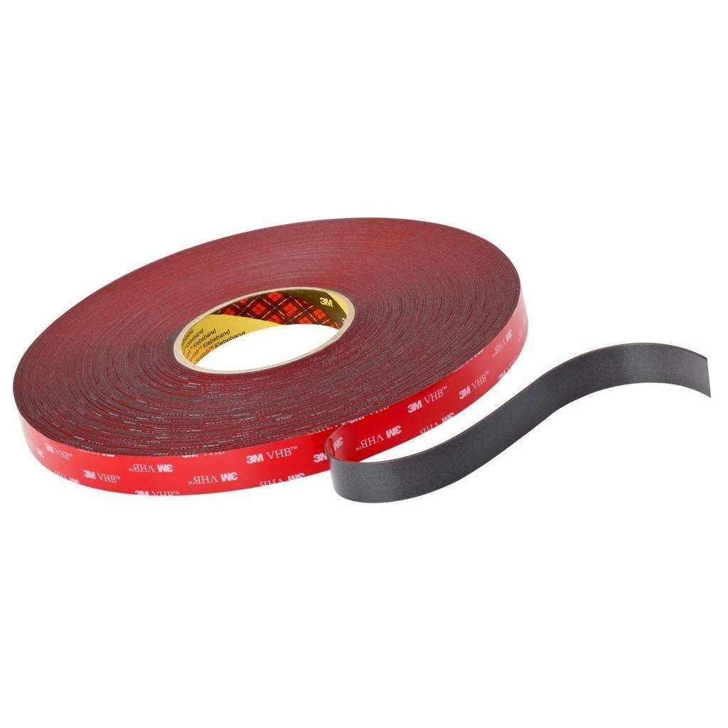 3M Dobbeltklæbende Tape - VHB 4611F - L. 33 meter X B. 6 mm