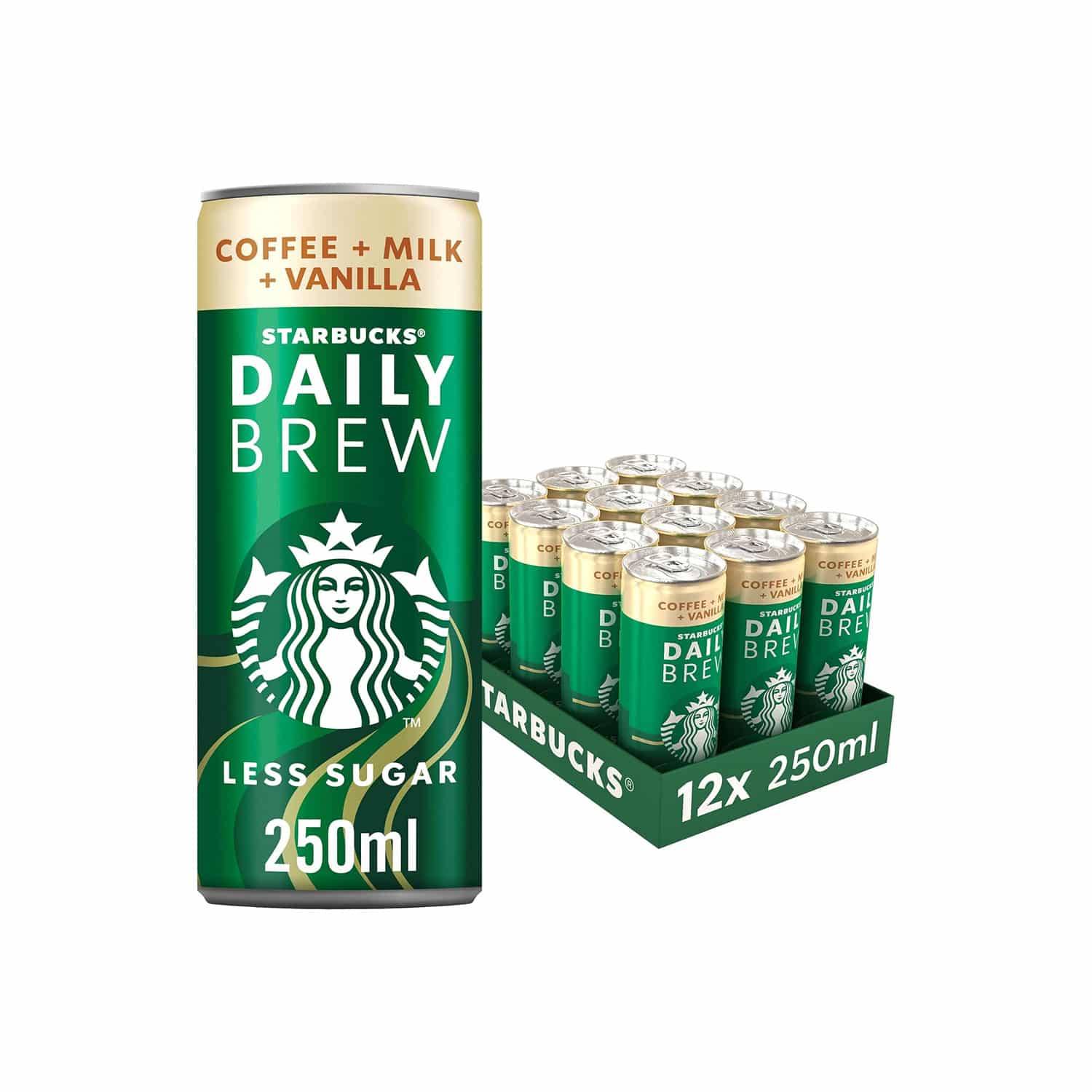 Starbucks Daily Brew Vanilla 12 x 250 ml