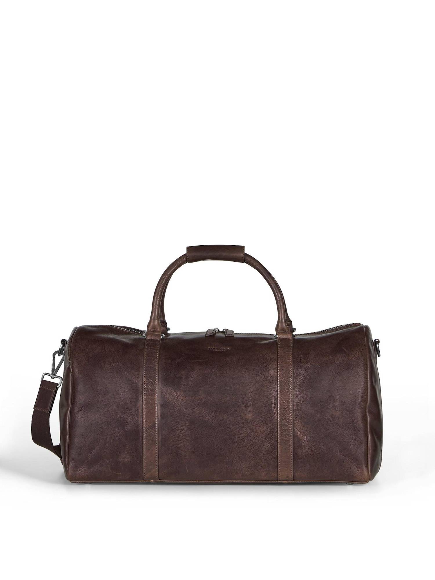 Howard London Weekendtaske 'Weekend Bag Hunter Dark Brown'  mørkebrun