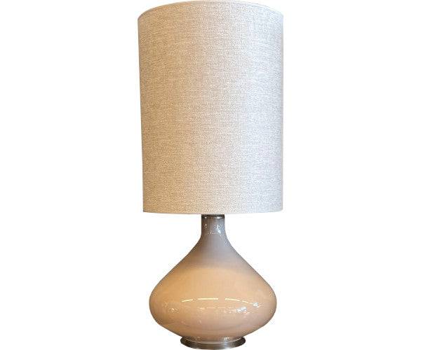 Flavia bordlampe - sand - budapest beige skærm.