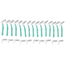 25Pcs L Shape Push Pull Interdental Brush Oral Care Teeth Whitening Dental Tooth Pick Tooth röd