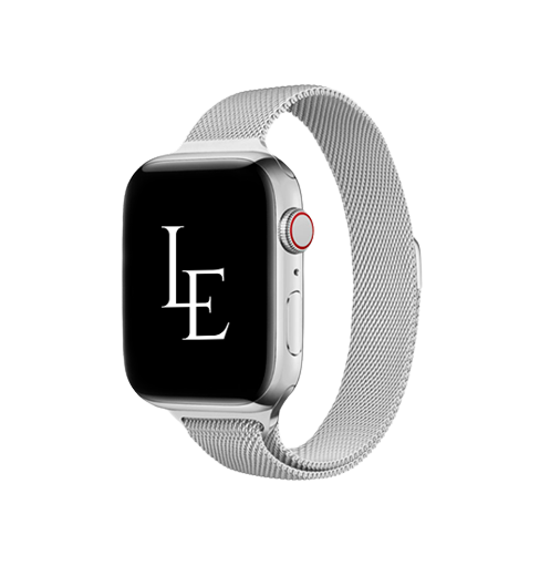 Apple Watch (42/44/SE/45/46/49mm) - L'Empiri™ Milanese Thin Loop - Sølv