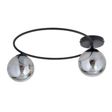 Sopra 2 Svart/Grafit taklampa - Ø14 cm, E14, 230V, utan ljuskälla
