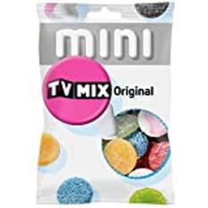 2 påsar x 110 g Malaco TV Mix original - blandning av salmiac, lakrits och fruktigt vin tuggummi godis - Sverige