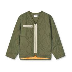 Mads Nørgaard, Jakke, Dame, Grøn, M, Uld, Quiltet Oversized Jakke Kalamata