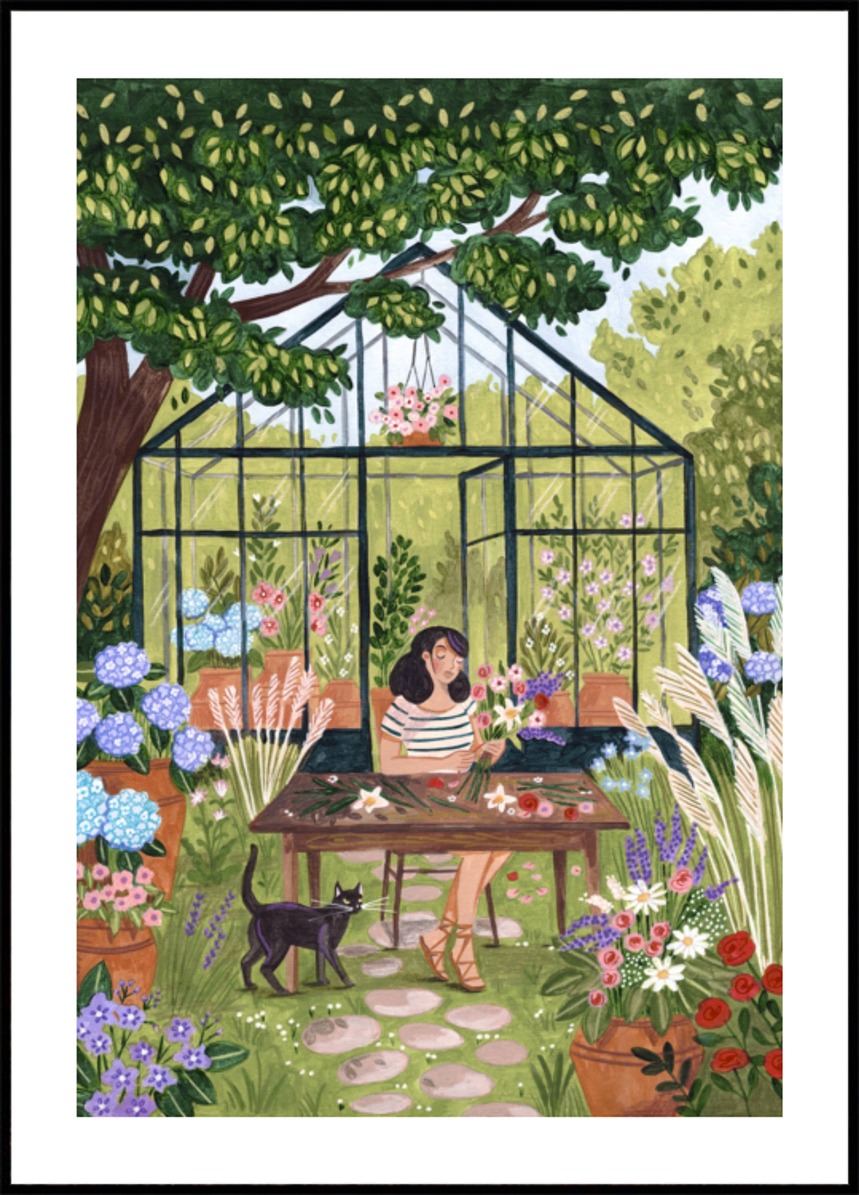 Garden Flower Arranging (40x50) - Plakater > Osorterade verk