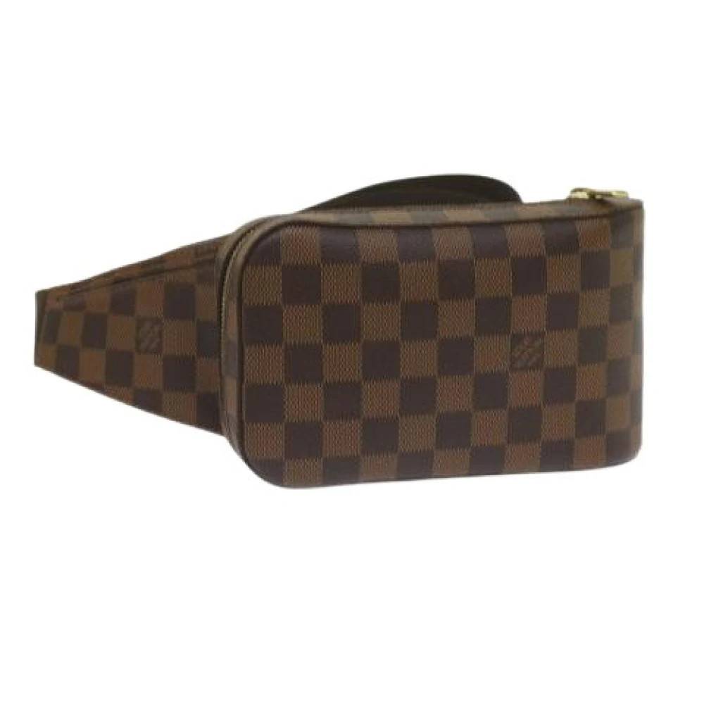 Louis Vuitton Vintage Pre-owned Vintage Damier Ebene Skuldertaske - Vintage - Dame - Brun - ONE SIZE - Uld