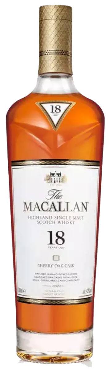 Macallan Sherry Oak, Single Malt Whisky 18 YO