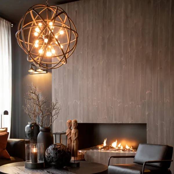 Nest Taklampa Ø80 cm, brass - Artwood