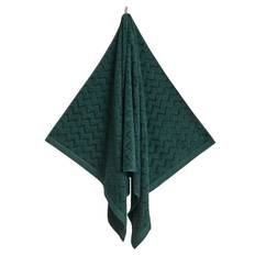 Gant Home - Jacquard Herringbone Handduk 50x70 Cm - Tartan Green