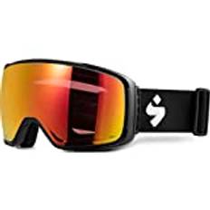 Sweet Protection Adult Interstellar Reflect BLI (Low Bridge) Goggles, RIG Topas + RIG L ametist/matta svart/svart, en storlek