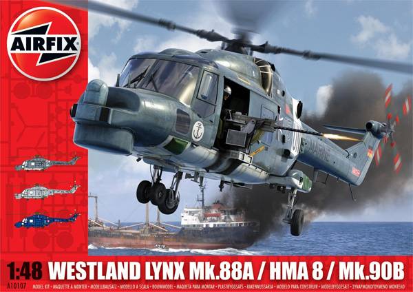Byggmodell Radiostyrd helikopter, Westland Lynx Mk.88A / HMA8, 1:48, Airfix, AF-A10107