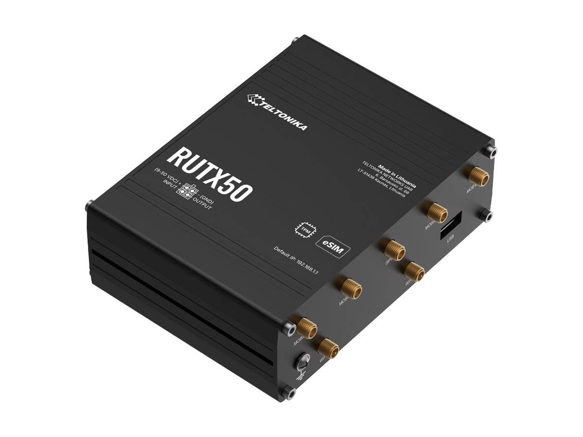 Teltonika RUTX50 Trådløs router --> På fjernlager, levevering hos dig 13-07-2026