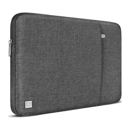 DOMISO PC-väska 17 tum för HP/Lenovo/dell/ASUS/Acer/LG/MSI Gaming Laptop/Razer Blade 17/18 bärbar dator, bärbar dator fodral bärbar dator fodral för män kvinnor, mörkgrå