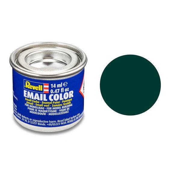 Revell hobbyfärg 14 ml - 40 Black-green / mat - Grön