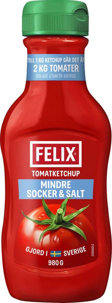 Ketchup Mindre Socker & Salt