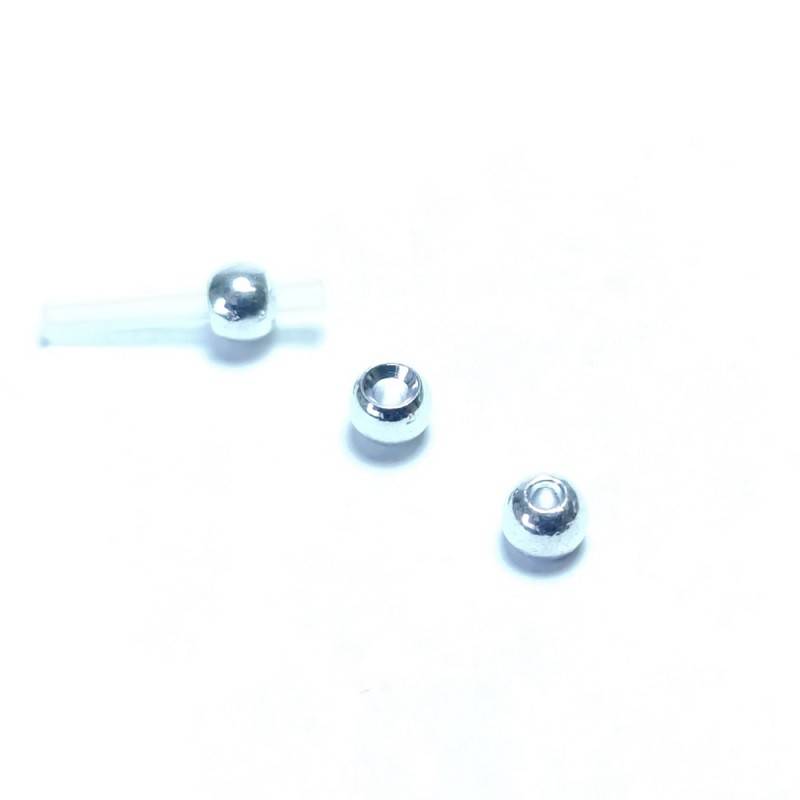Rørflue bead Sølv 4,8mm