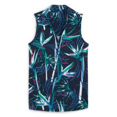 Puma Mattr Paradise polo - Dame-Navy/multi-S
