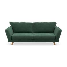 Trend Lyx 3-sits Soffa - Grön Sammet 3 sits soffa