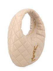 Saint Laurent Icarino Shoulder Bag — Beige