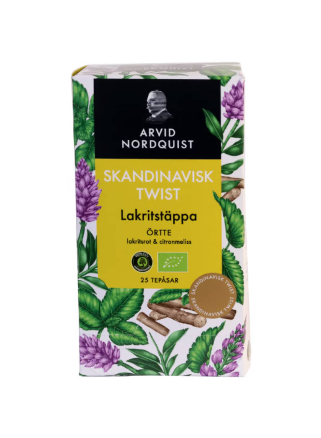 Arvid Nordquist Lakritstäppa Örtte tepåsar 25-pack