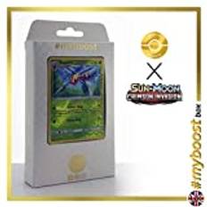 Giratina 97/214 användbar holo #myboost X Sun & Moon 8 Lost Thunder – låda med 10 engelska pokémon-kort