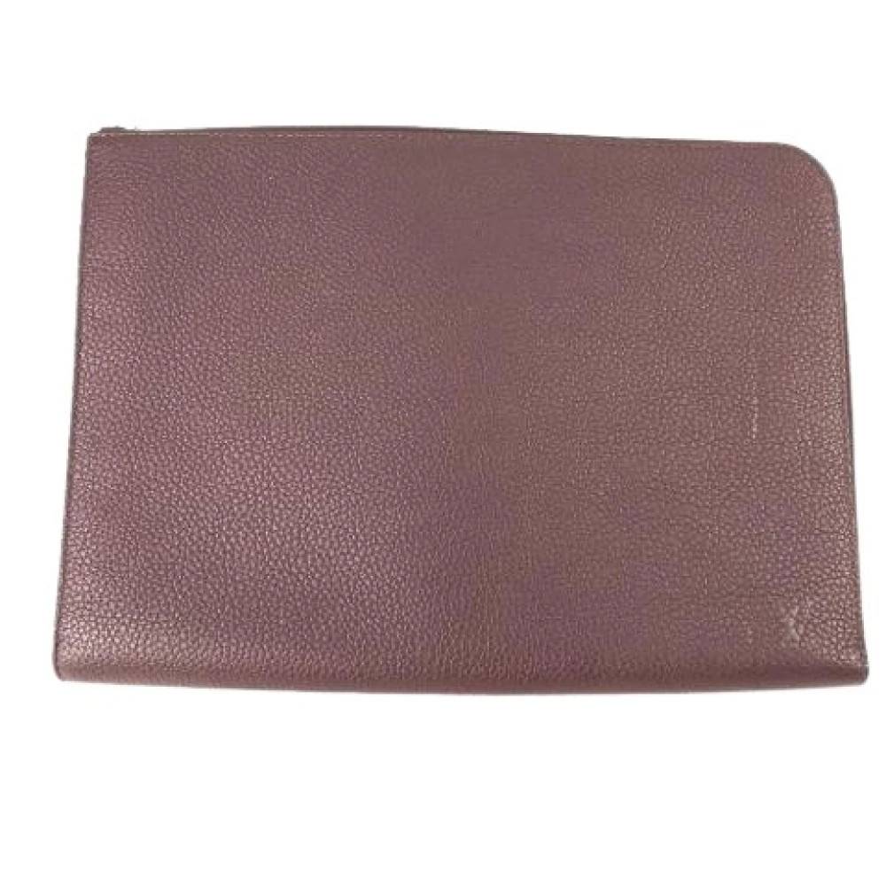 Louis Vuitton Vintage Pre-owned Clutch taske- Pochette - Vintage - Dame - Brun - ONE SIZE - Læder