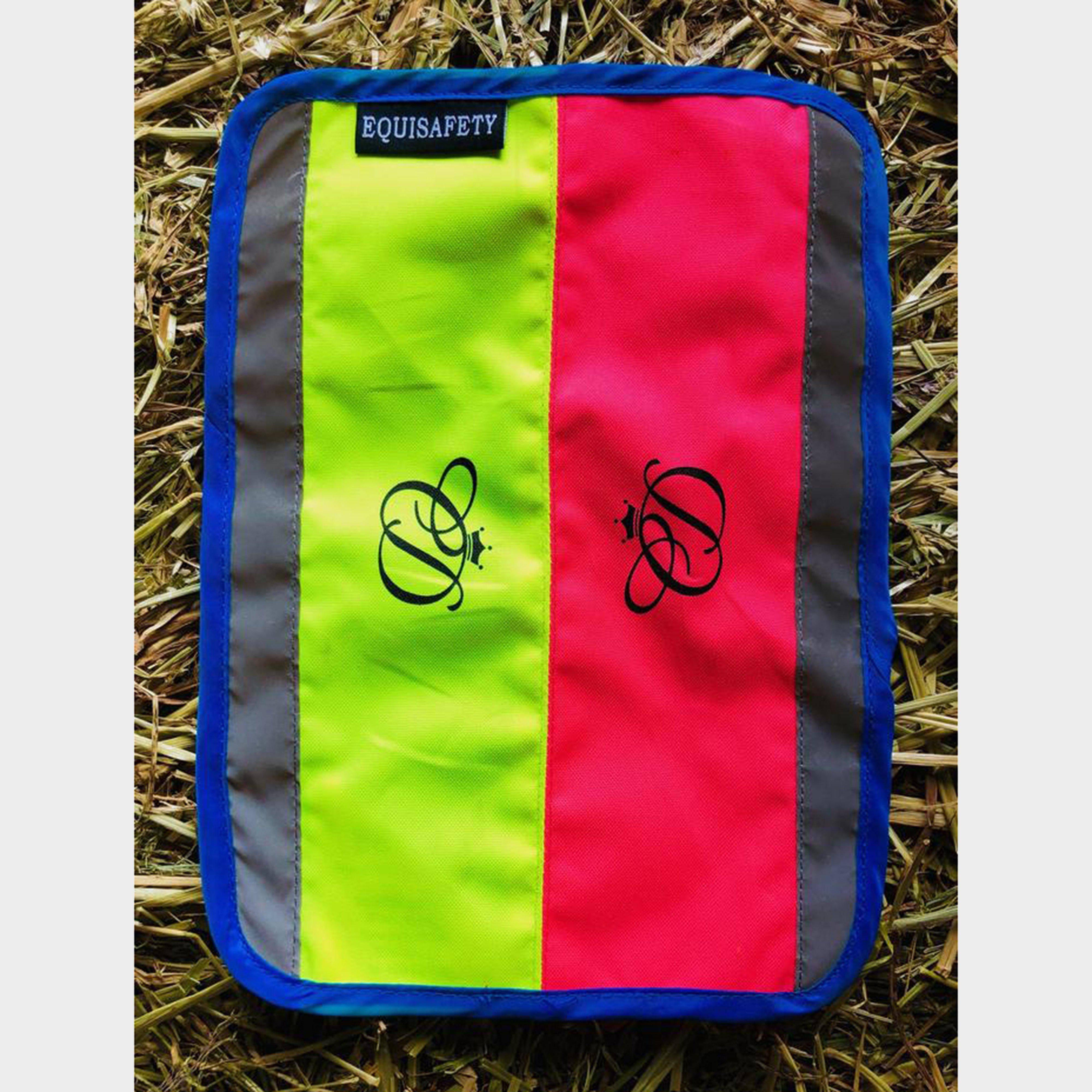 Equisafety Charlotte Dujardin Multi-Coloured Nose Band Pink/Yellow, Pink/Yellow - One Size