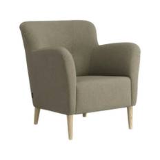 Swedese Nova Easy Lounge Chair - Oljad Naturlack Svensson Rami 3030 Dark Sand